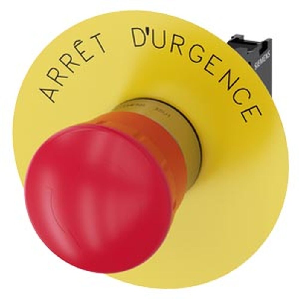 Siemens Not Halt Pilzdrucktaster 3SU1150-1HB20-1CJ0