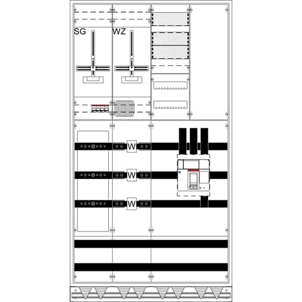 Striebel & John Komplettschrank 2CPX056150R9999 Typ WX42KK11S