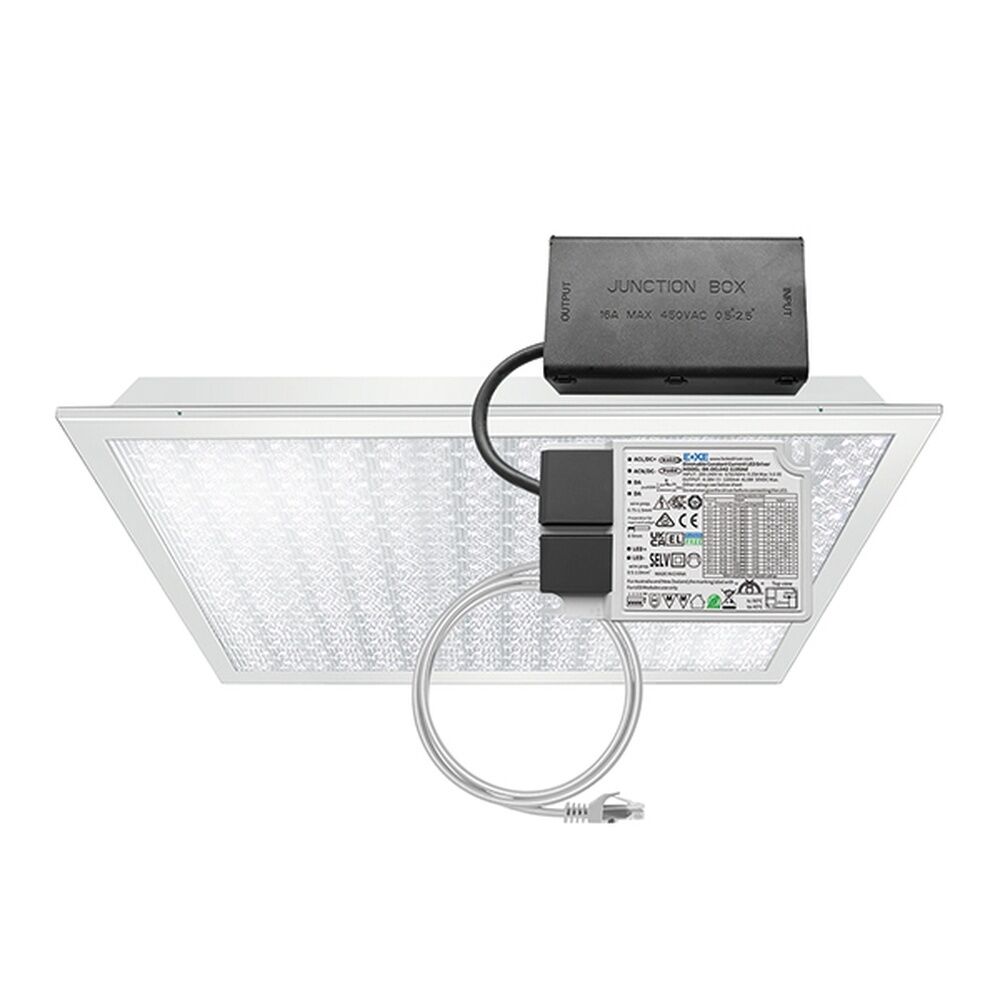 Esylux LED Deckeneinlegeleuchte EQ10132537 Typ CELINE-2 PNL 625 DDP TR 4400 840 IP20 DALI-2 SET