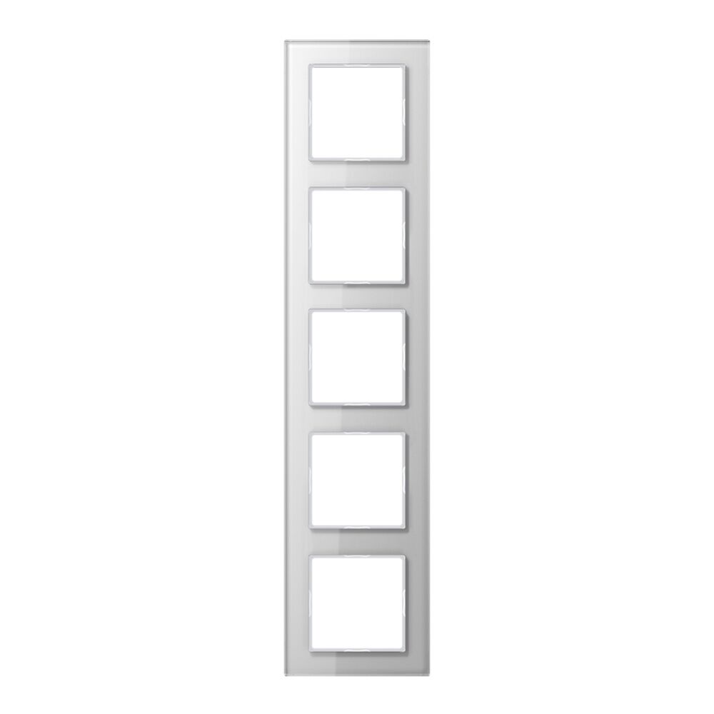 Jung Glasrahmen 5fach AC 585 GL WW