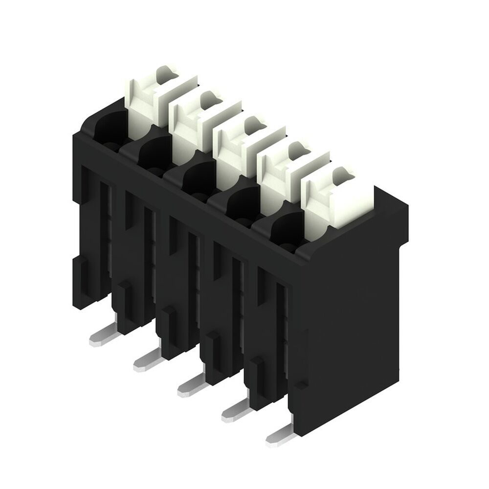 Weidmüller Leiterplattenklemme 1250390000 Typ LSF-SMD 3.50/05/180 SN BK RL