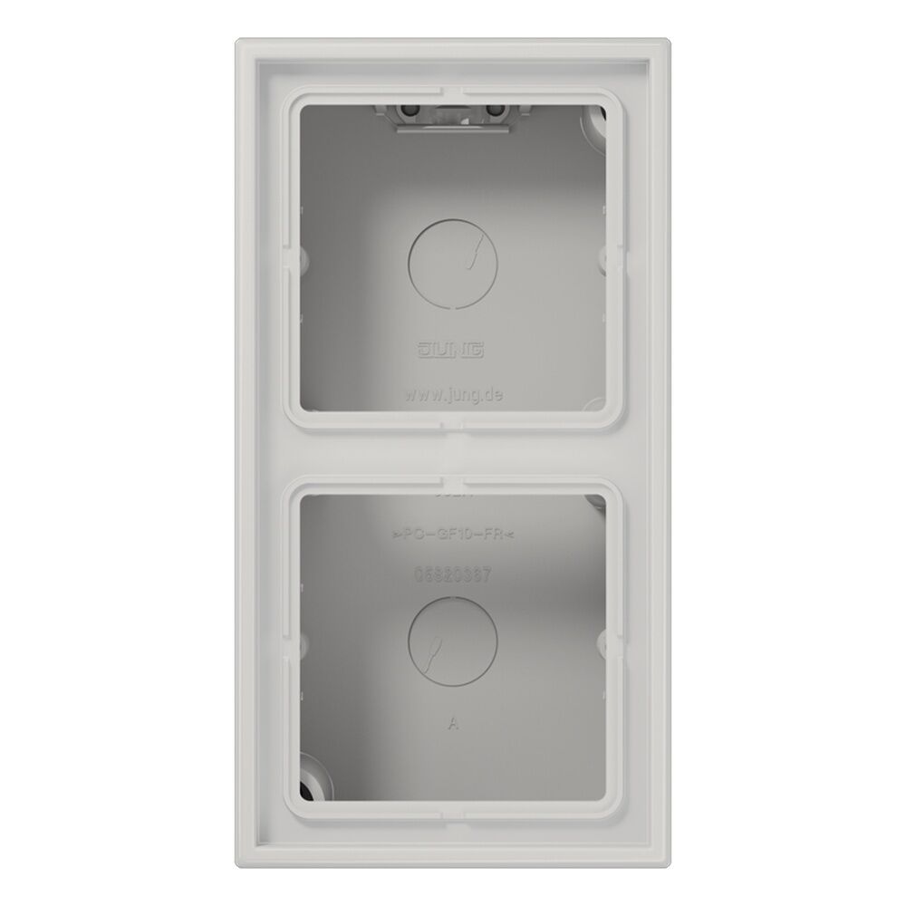 Jung Aufputz Kappe 2fach LS582ALG 