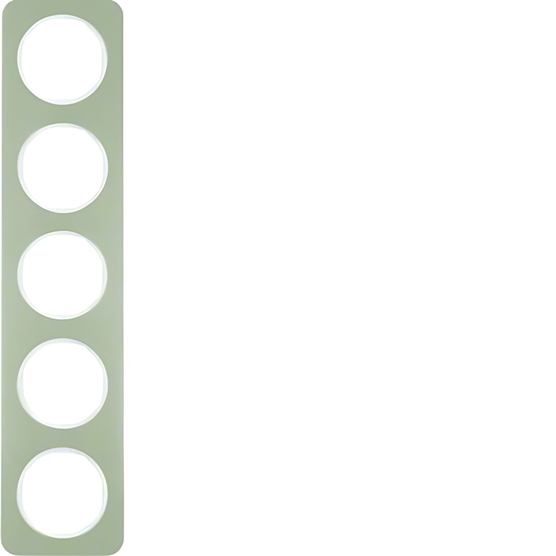 Berker 5fach Rahmen 10152114 