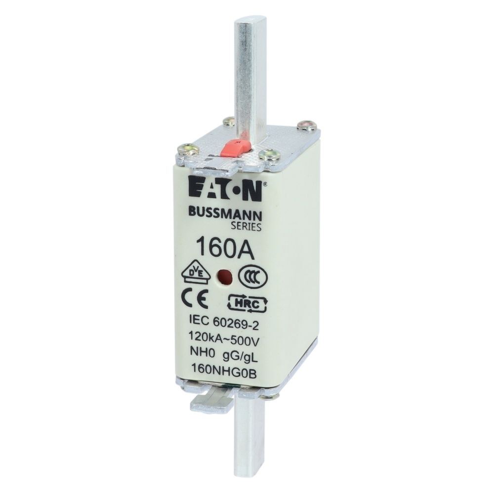 Eaton Sicherungseinsatz 160NHG0B Typ NH FUSE 160A 500V GL/GG SIZE 0 DUAL IN