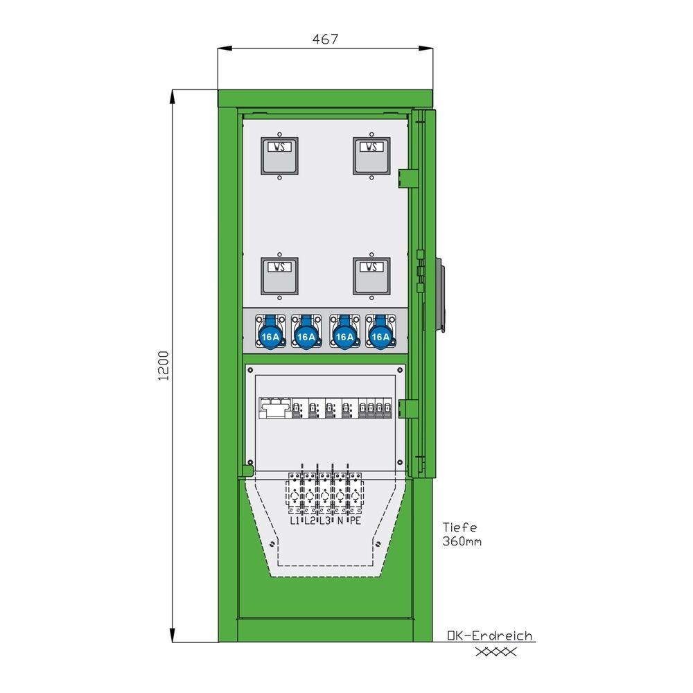 Walther-Werke Stromverteiler 84080150