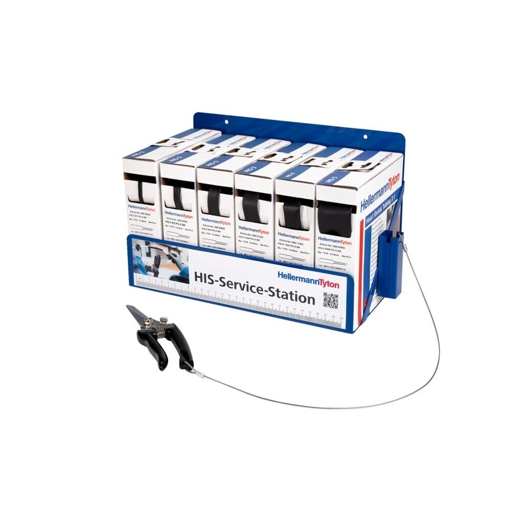 Hellermann Tyton Schrumpfschlauch 365-30105 Typ HIS-Service-Station-PO-X-BU