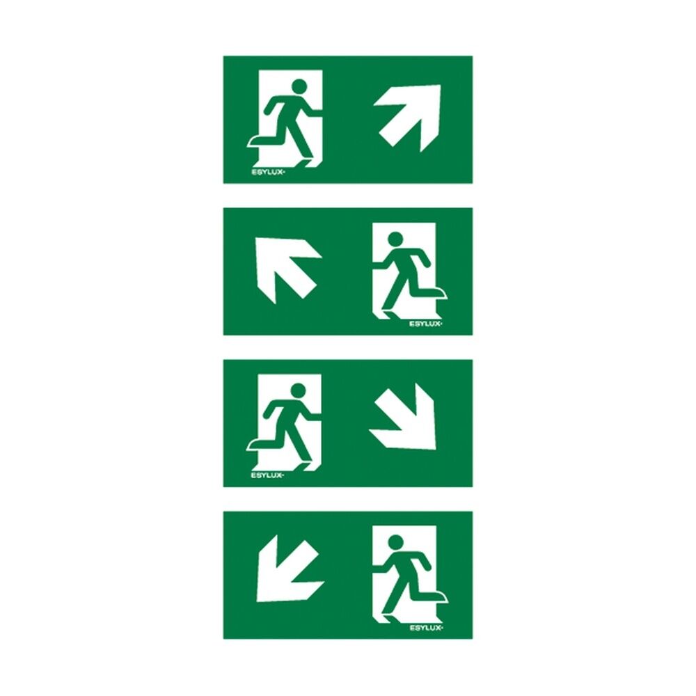 ESYLUX Piktogramm Satz EN10077531 Typ SLX 32 High Cover Piktogramm-Satz 2 