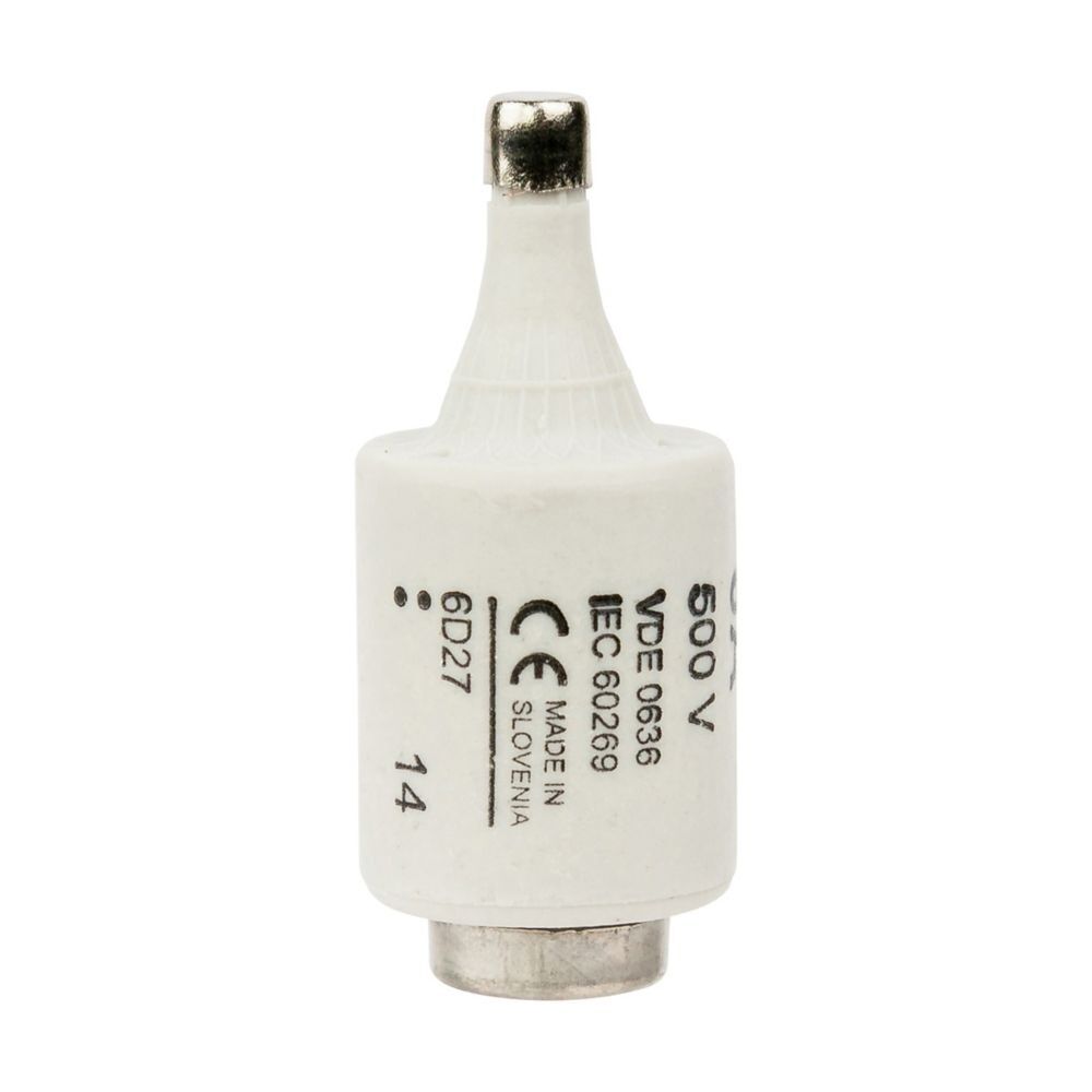 Eaton Sicherungseinsatz 6D27 Typ FUSE-D2 6A T GL/GG 500VAC E27