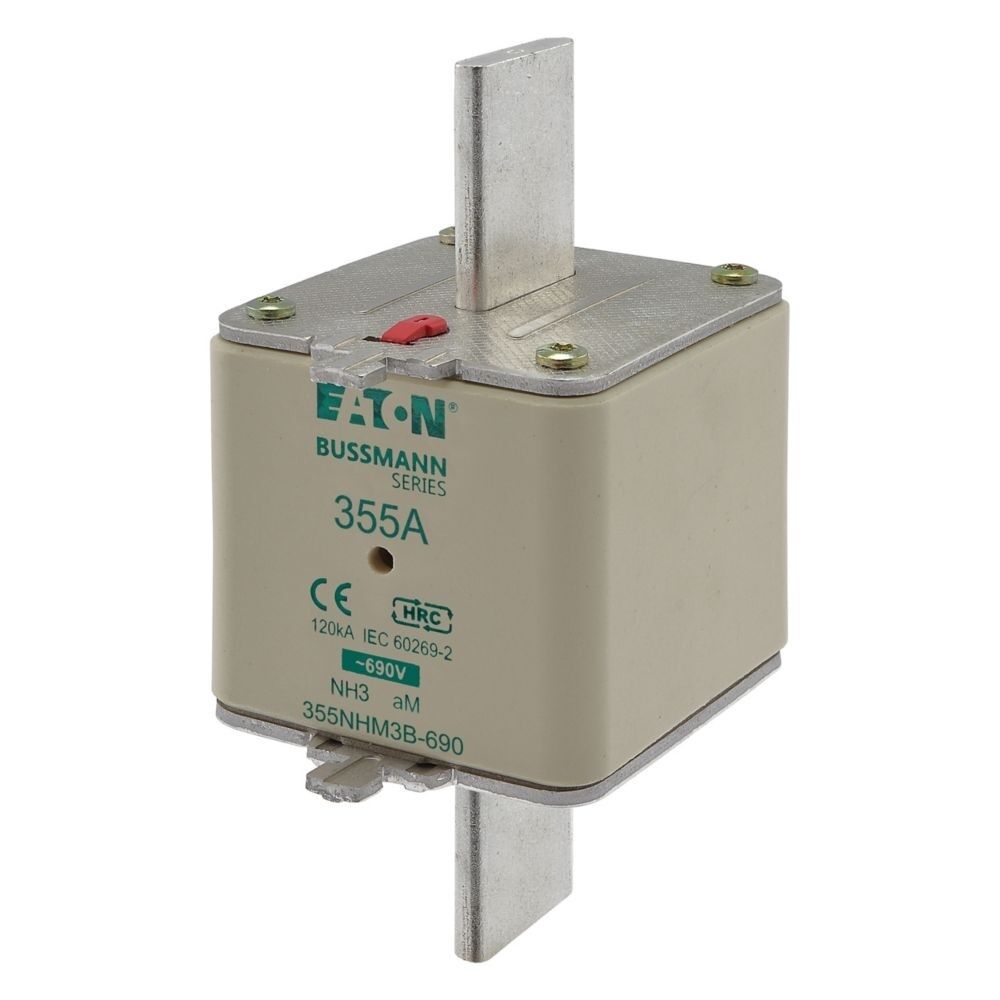 Eaton Sicherungseinsatz 355NHM3B-690 Typ NH FUSE 355AMP 690V aM SIZE 3 DUAL IND