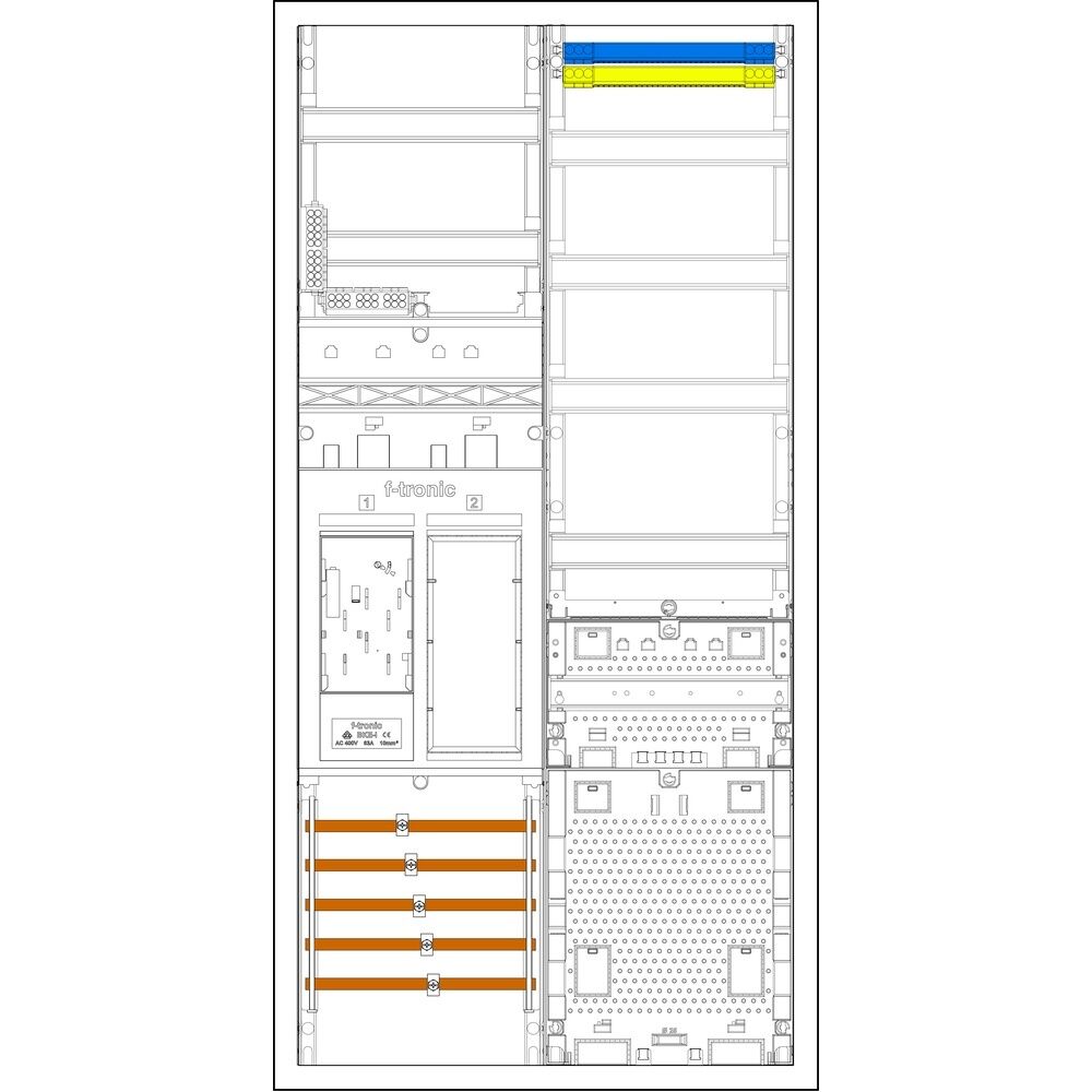 f-tronic Sammelschienenklemmen 7195161 Typ EHZ721APZRFZL