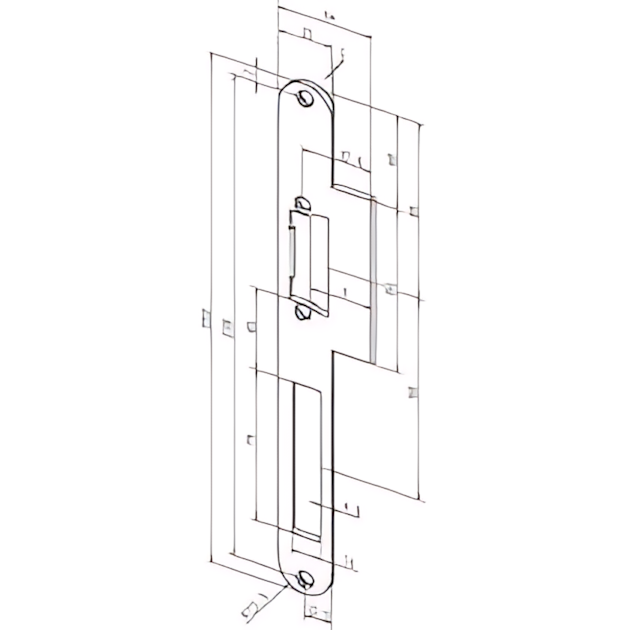 Assa Abloy Lappenschließblech -------59B35-01
