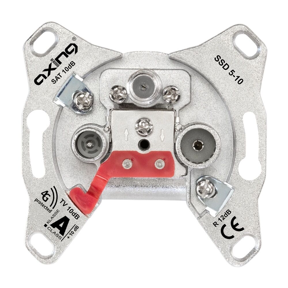 Jung 3 Loch Universal SAT BK Durchgangsdose SSD5-10