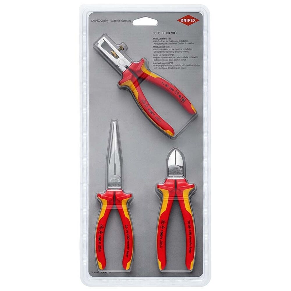 Knipex Elektro Set 00 31 30 BK V03 