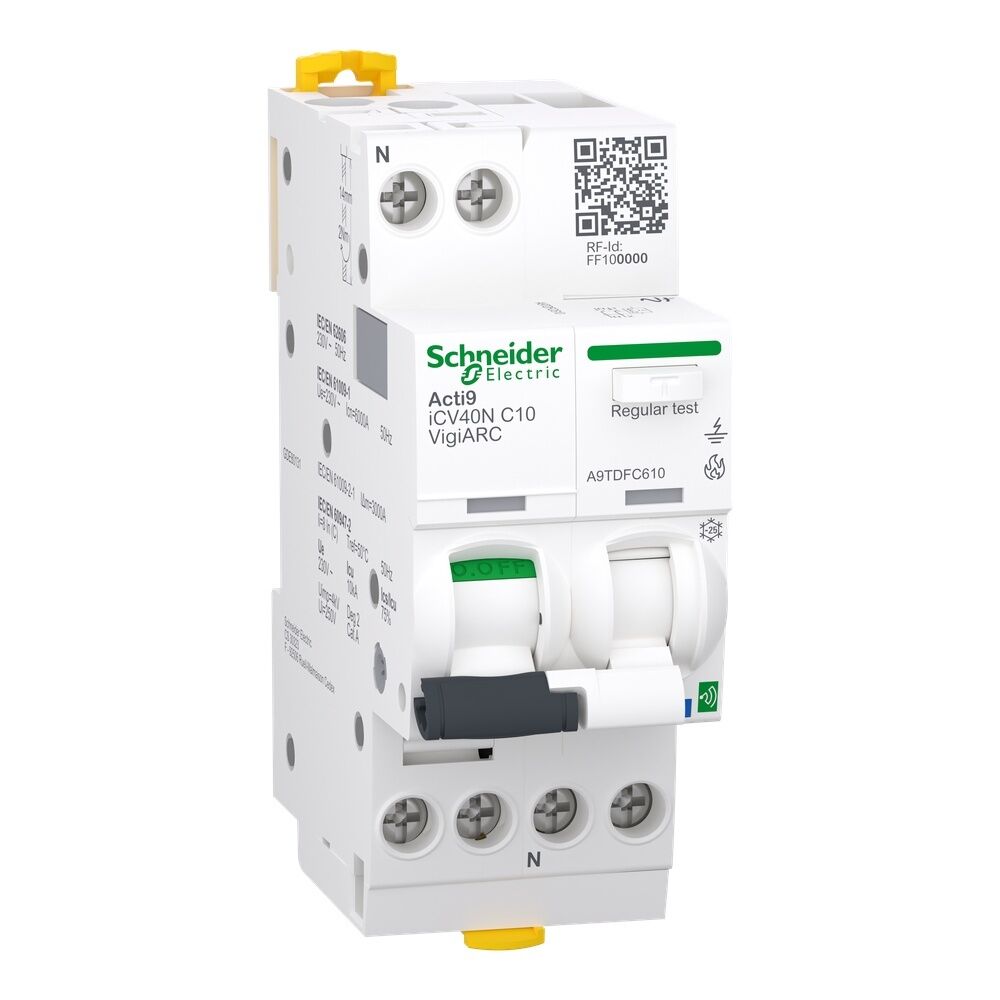 Schneider Electric Fehlerlichtbogenschutzeinrichtung A9TDFC610