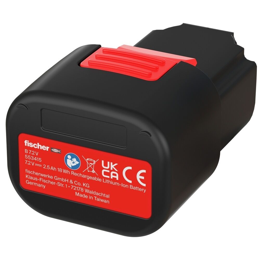 Fischer Akku 553415 Typ B 7.2V Batterie