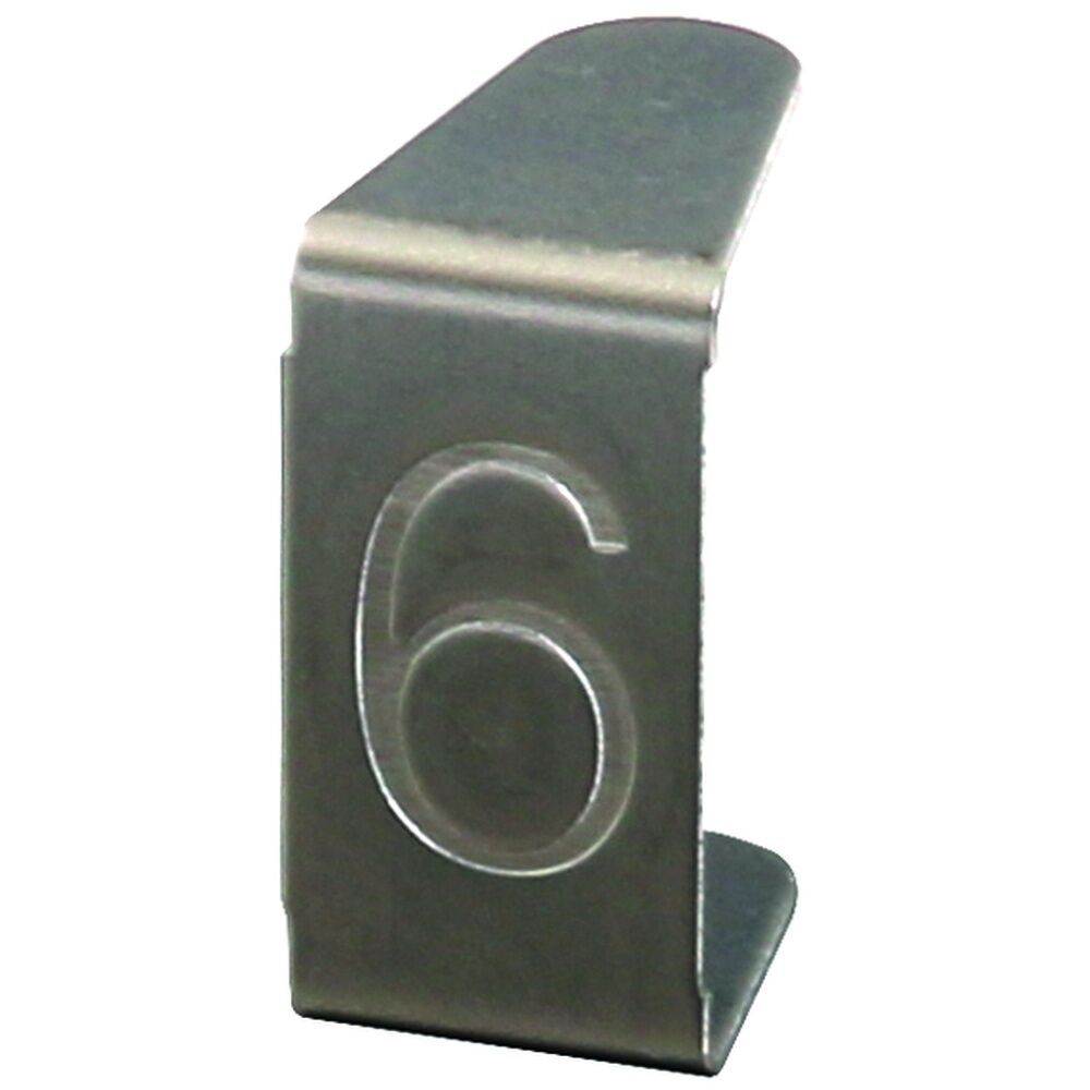 Dehn + Söhne Nummerneinsatz Typ NSE 6 V2A Nr. 490006