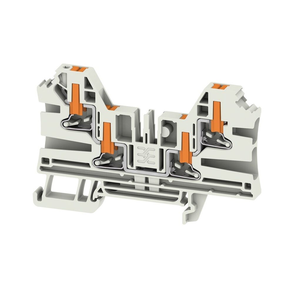 Weidmüller Durchgangs Reihenklemme 2872200000 Typ AL4C 4 LTGY