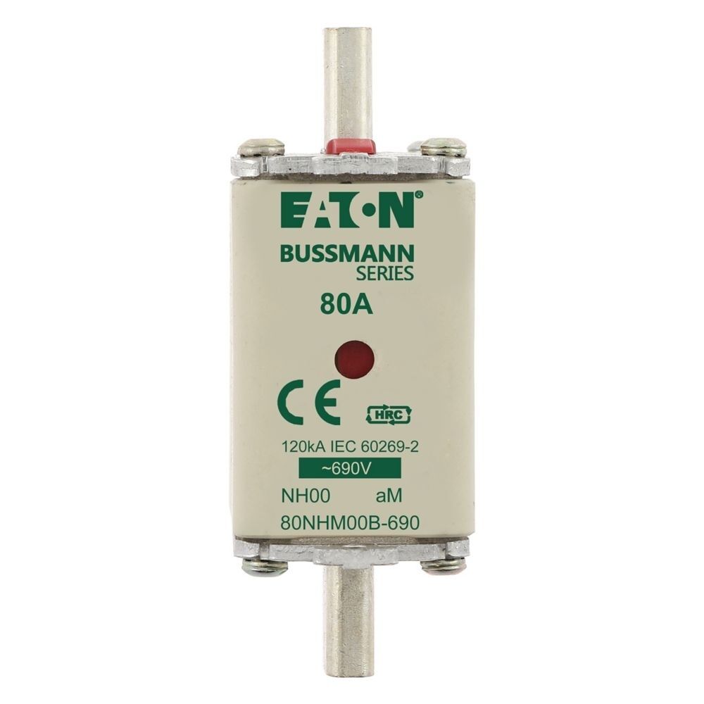 Eaton Sicherungseinsatz 80NHM00B-690 Typ NH FUSE 80AMP 690V aM SIZE 00 DUAL IND