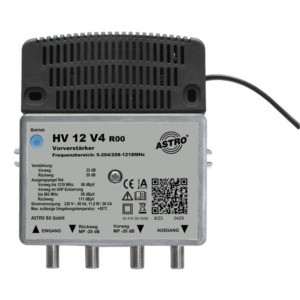Astro Breitbandvorverstärker 00217028 Typ HV 12 V4