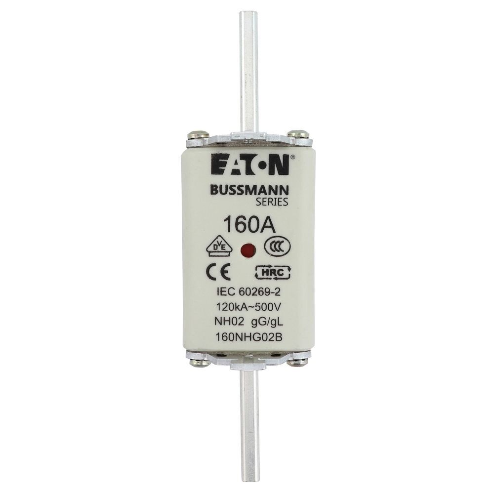 Eaton Sicherungseinsatz 160NHG02B Typ NH FUSE 160A 500V GL/GG SIZE 02 DUAL IN
