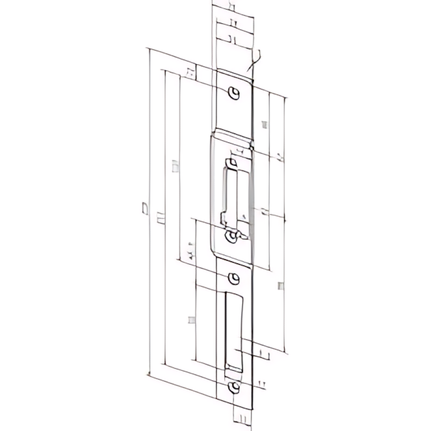 Assa Abloy Flachschließblech -------26B35-04