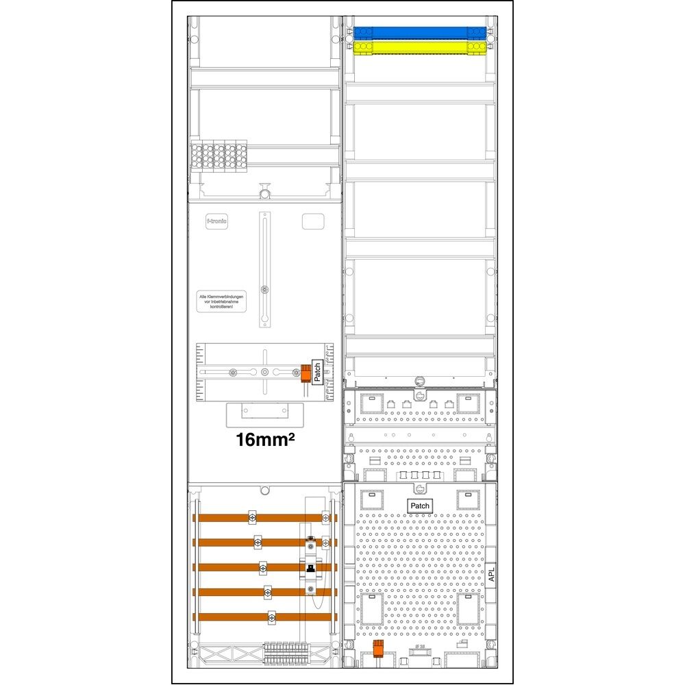 f-tronic Sammelschienenklemmen 7190215 Typ 3HZ721APZRFZB6-16