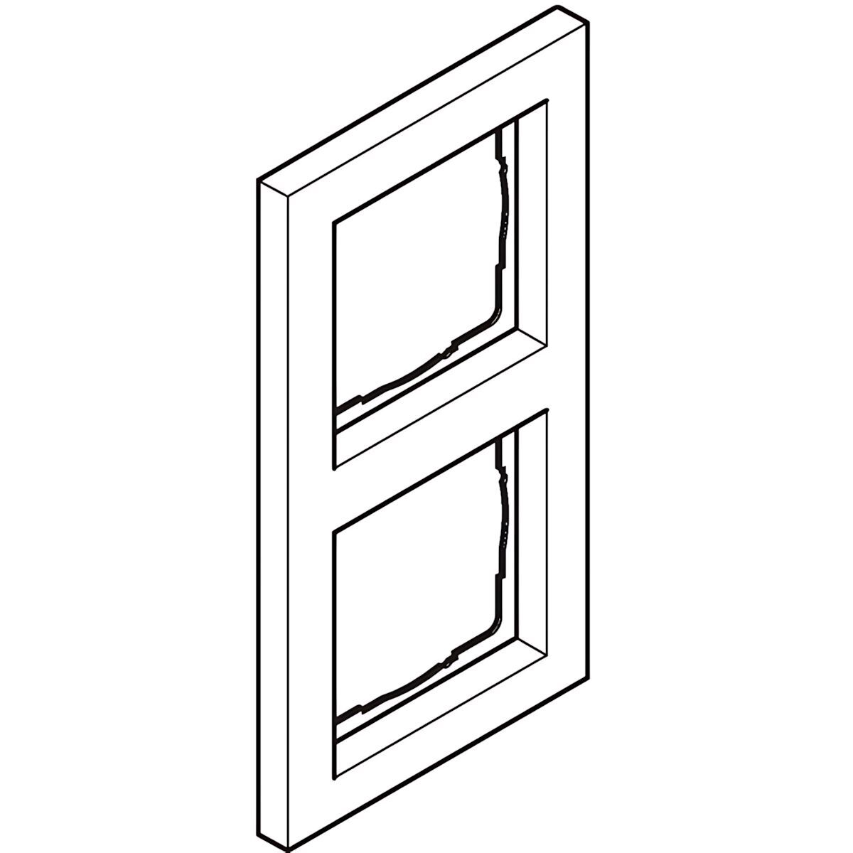 Assa Abloy Doppelrahmen 1380EF2-6--0400 