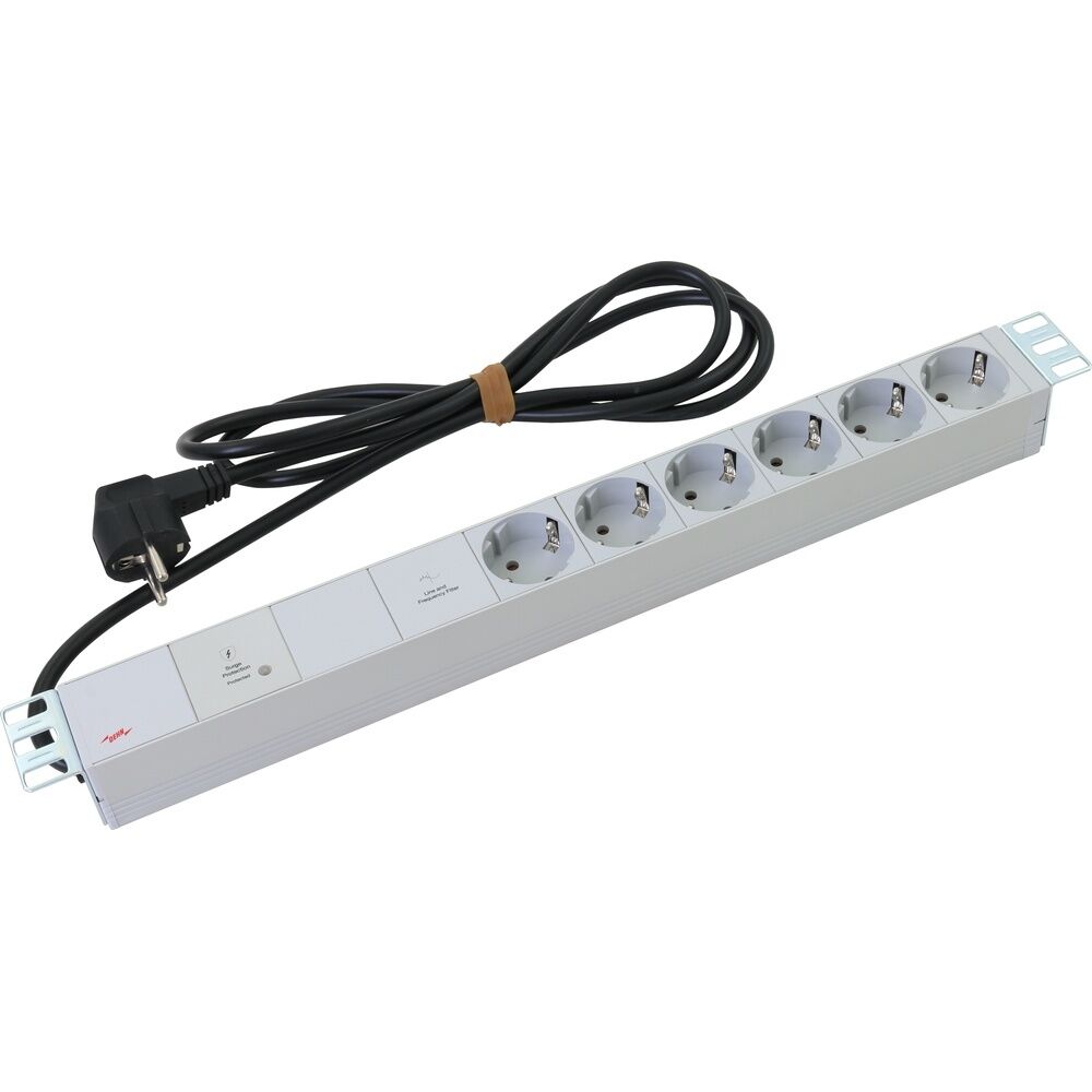 Dehn + Söhne Steckdosenleiste 909251 Typ SFL PRO 6X 19