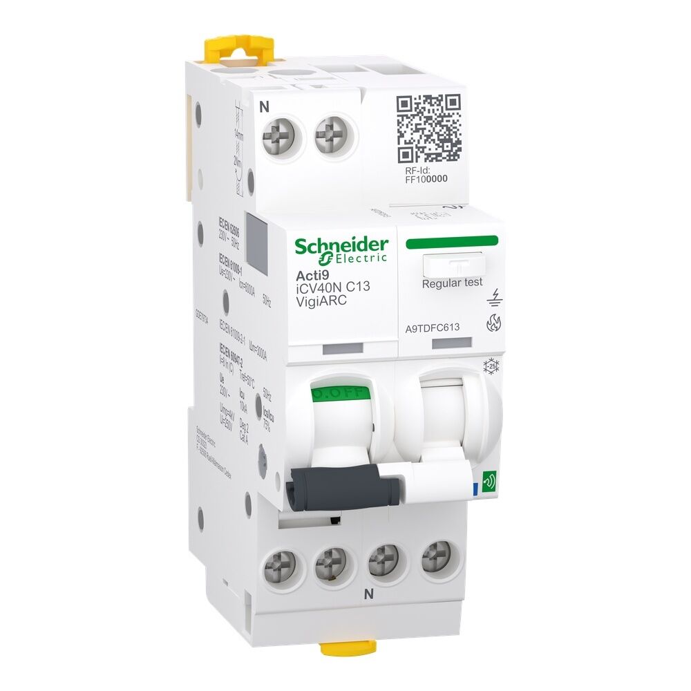 Schneider Electric Fehlerlichtbogenschutzeinrichtung A9TDFC613
