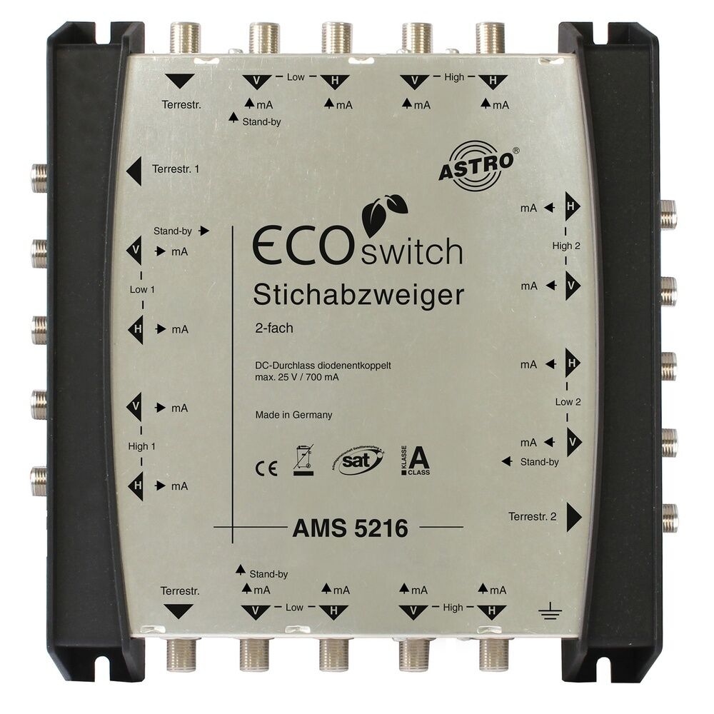 Astro Bit Profi-Sat-ZF Abzweiger 2-fach 360554 Typ AMS 5216 ECOswitch