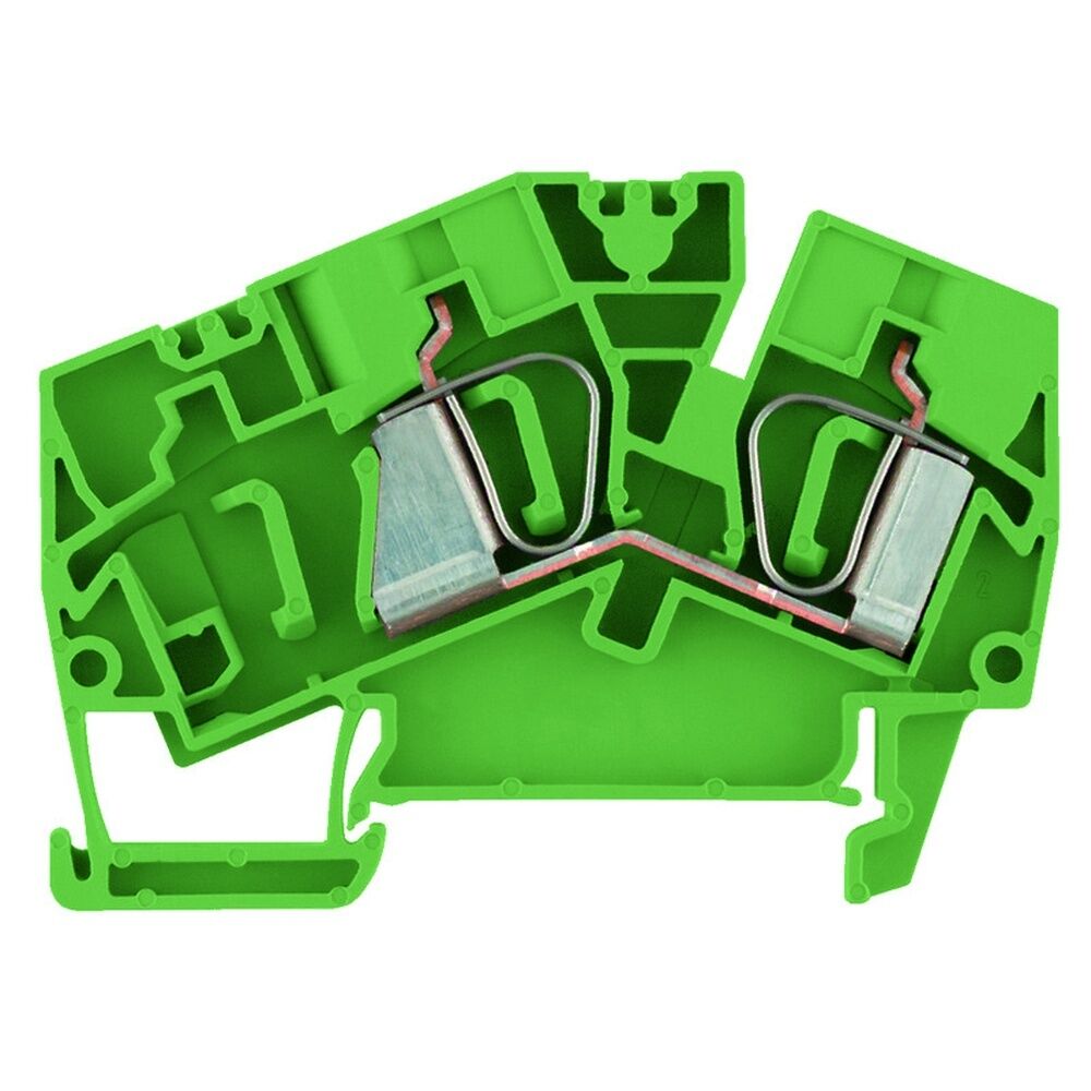 Weidmüller Durchgangs Reihenklemme 2814080000 Typ ZDU 6-2/2AN GN