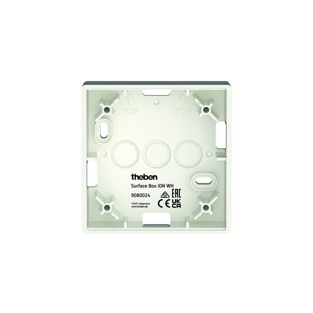 Theben AP Gehäuse 9080024 Typ Surface box iON WH