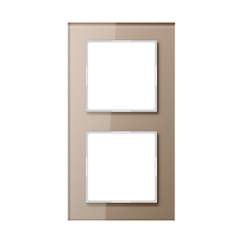 Jung Glasrahmen 2fach AC 582 GL CH 