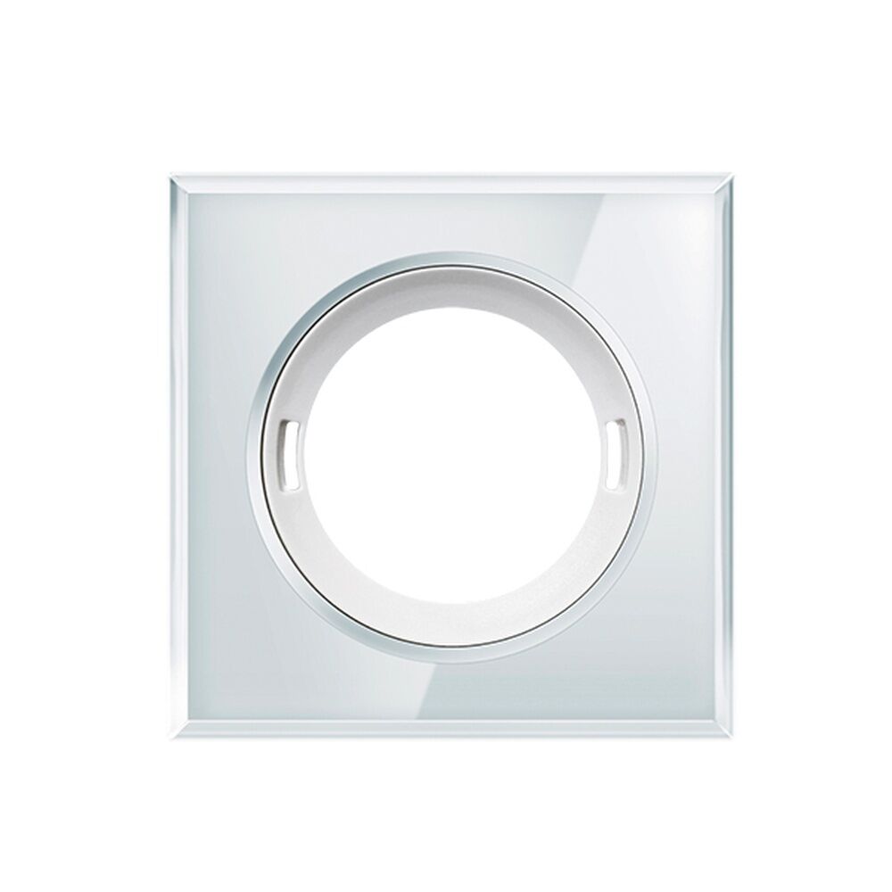 ESYLUX Abdeckung EP00007262 Typ Cover FLAT series GLASS SQUARE WHITE cover