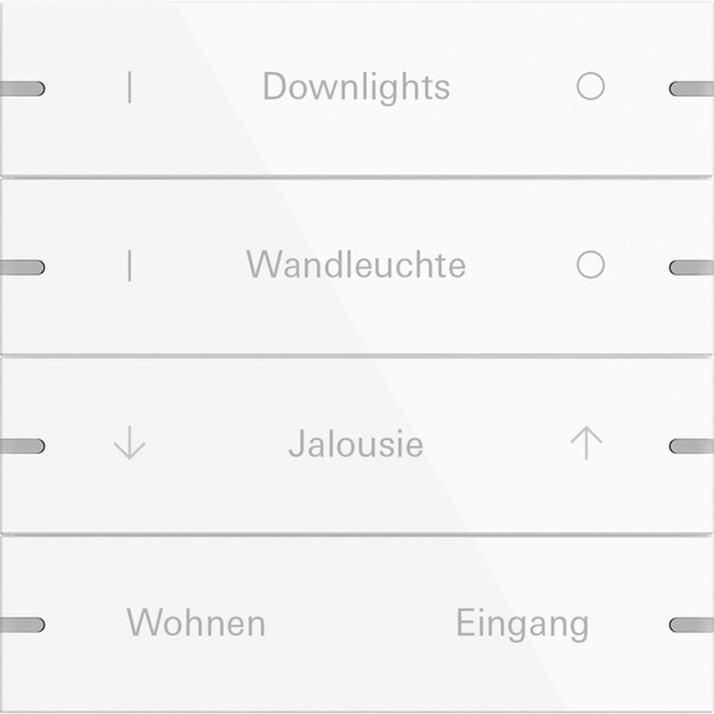 Gira Wippenset 4fach 5034903