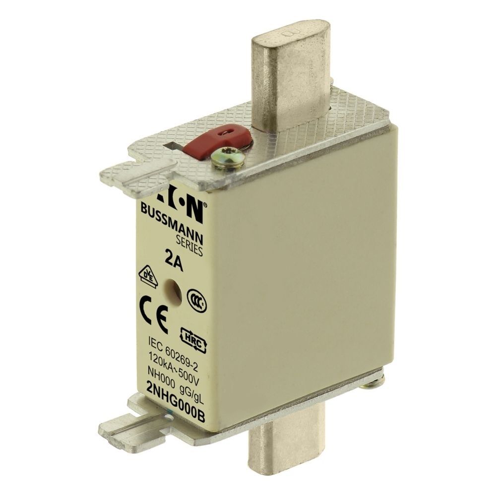 Eaton Sicherungseinsatz 2NHG000B Typ BUSSMANN 2A 500V GG 000 2NHG000B