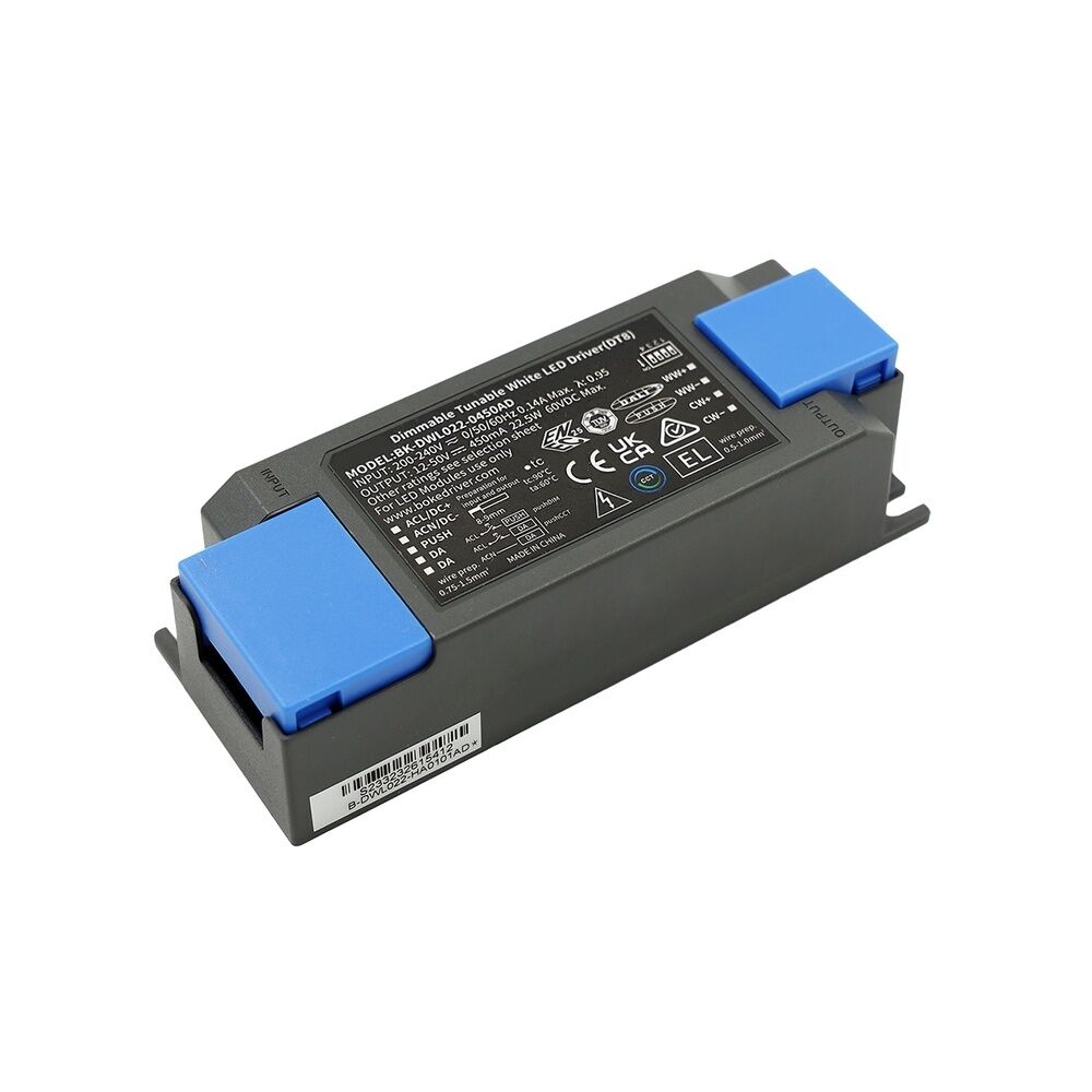 Nobile Dimmbares LED Betriebsgerät 8999011353 Typ EL-22 Uni 150-450 TUN-2CH dim Dali-2/push