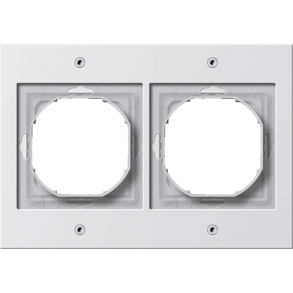 Gira Abdeckrahmen 2fach 021266 