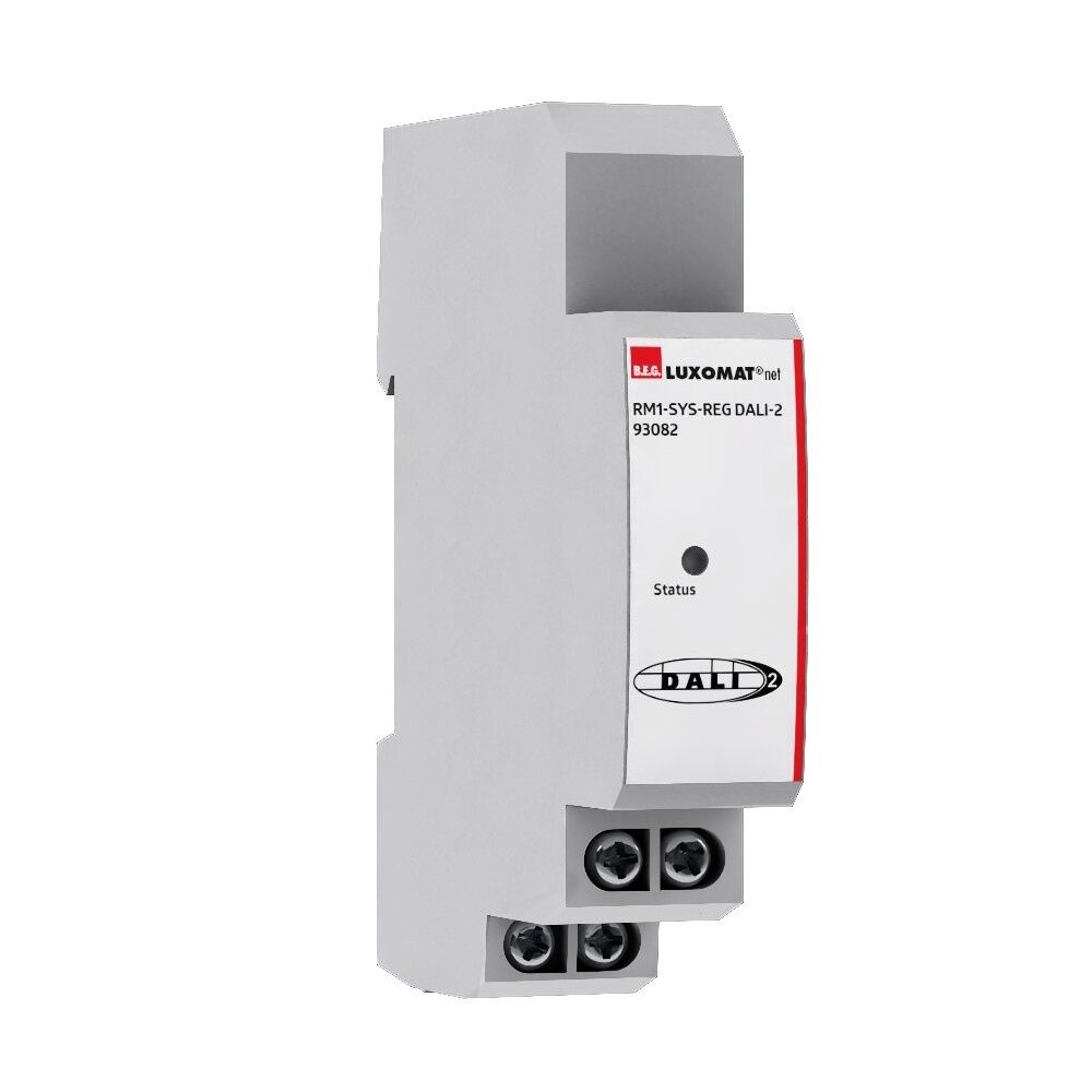 B.E.G. Brück Relaismodul 93082 Typ RM1-SYS-REG DALI-2 weiß