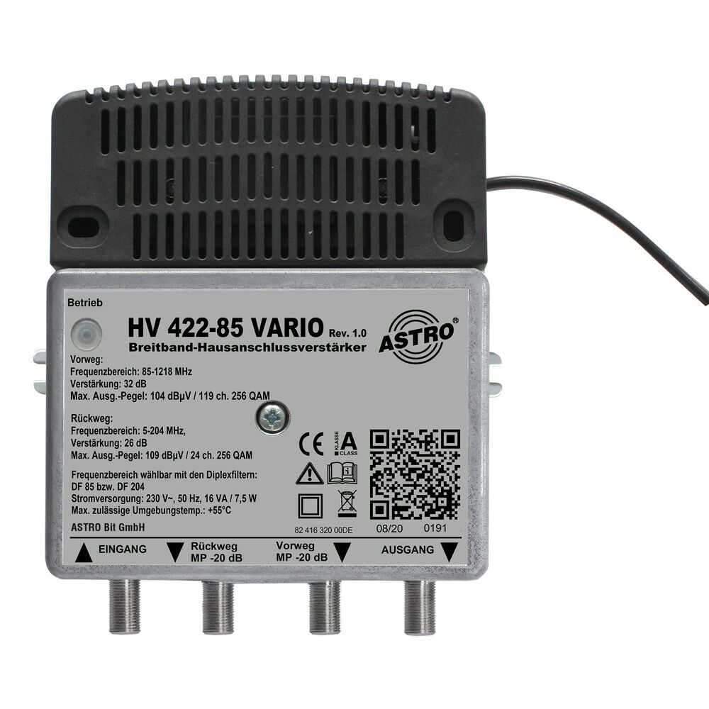 Astro Bit Breitbandverstärker 00217439 Typ HV 422-85 Vario