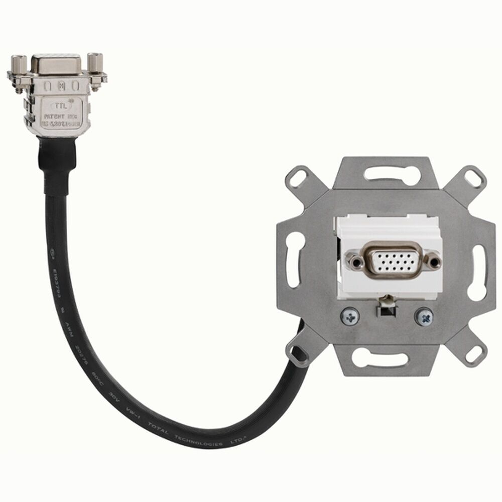 Rutenbeck VGA Anschlussdose 17010555 Typ KM-VGA KP Up 0 rw 
