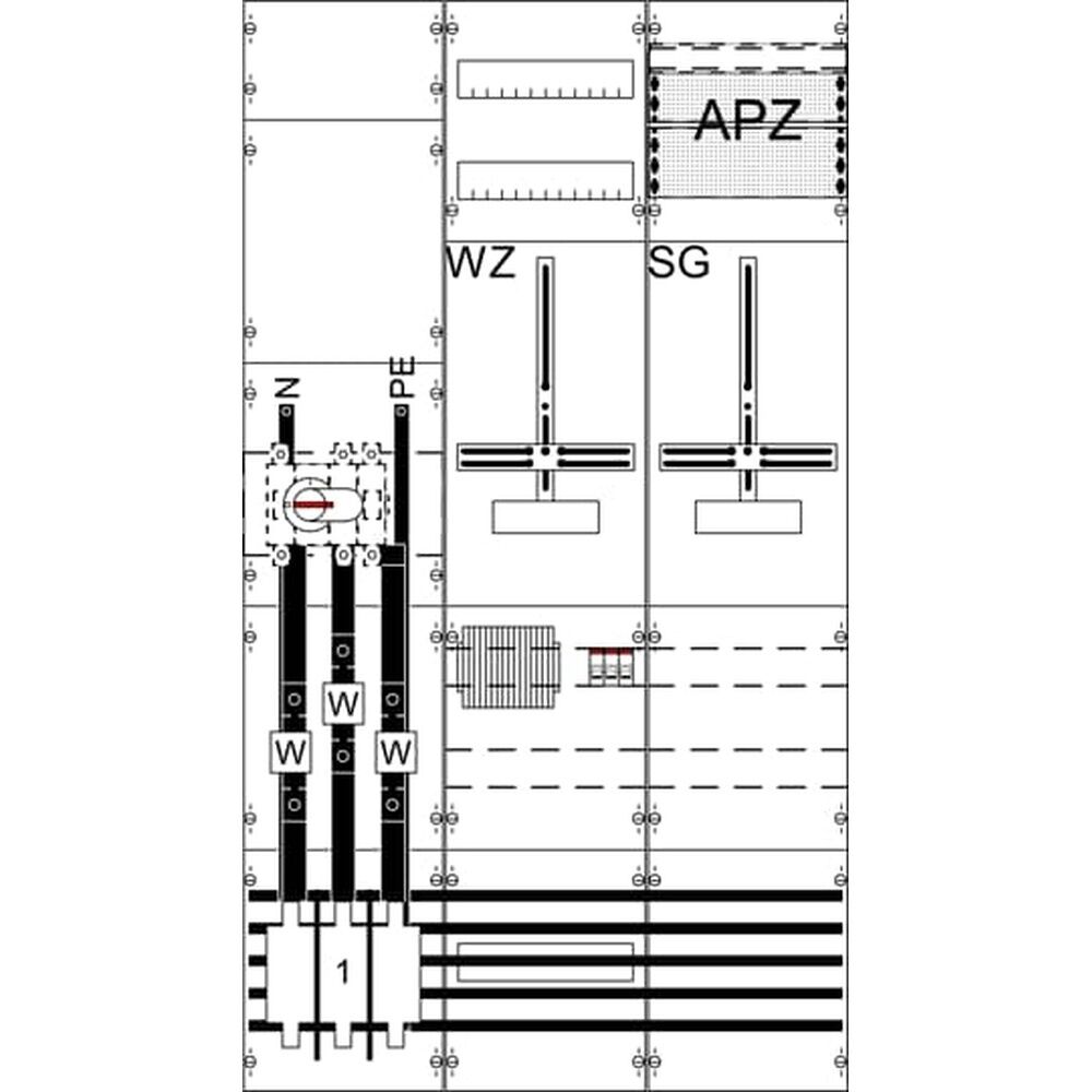 Striebel & John Komplettfeld 2CPX056141R9999 Typ WF39KK43