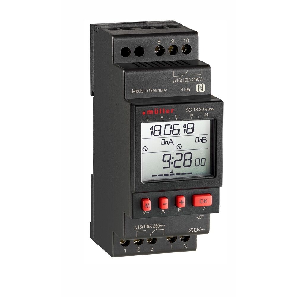 Hugo Müller Digitale Zeitschaltuhr 23635 Typ SC1820easy 