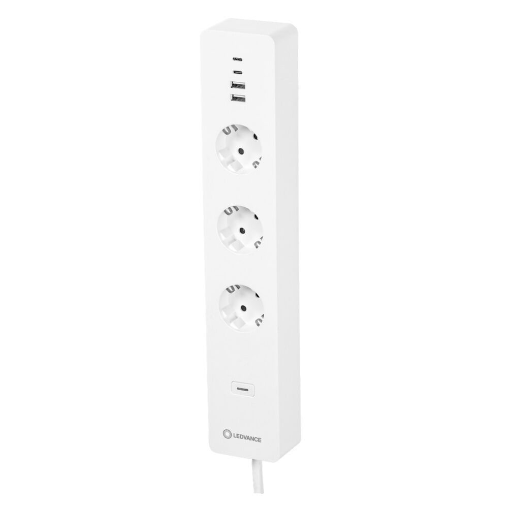 Ledvance Osram Steckdosenleiste 594784 Typ SMART-WIFI-MULTI-POWER-SOCKET4X1-LEDV