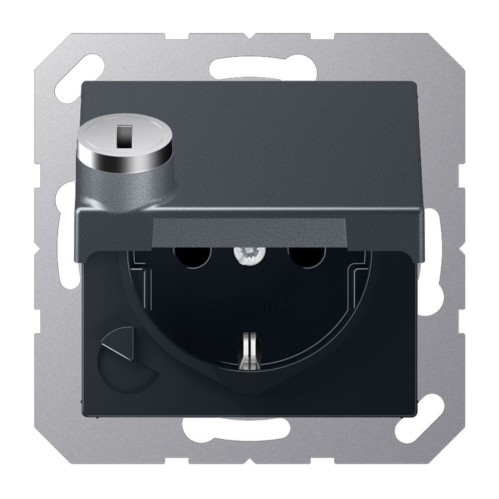 Jung Schutzkontakt Steckdose A 1520 BFKLSL ANM