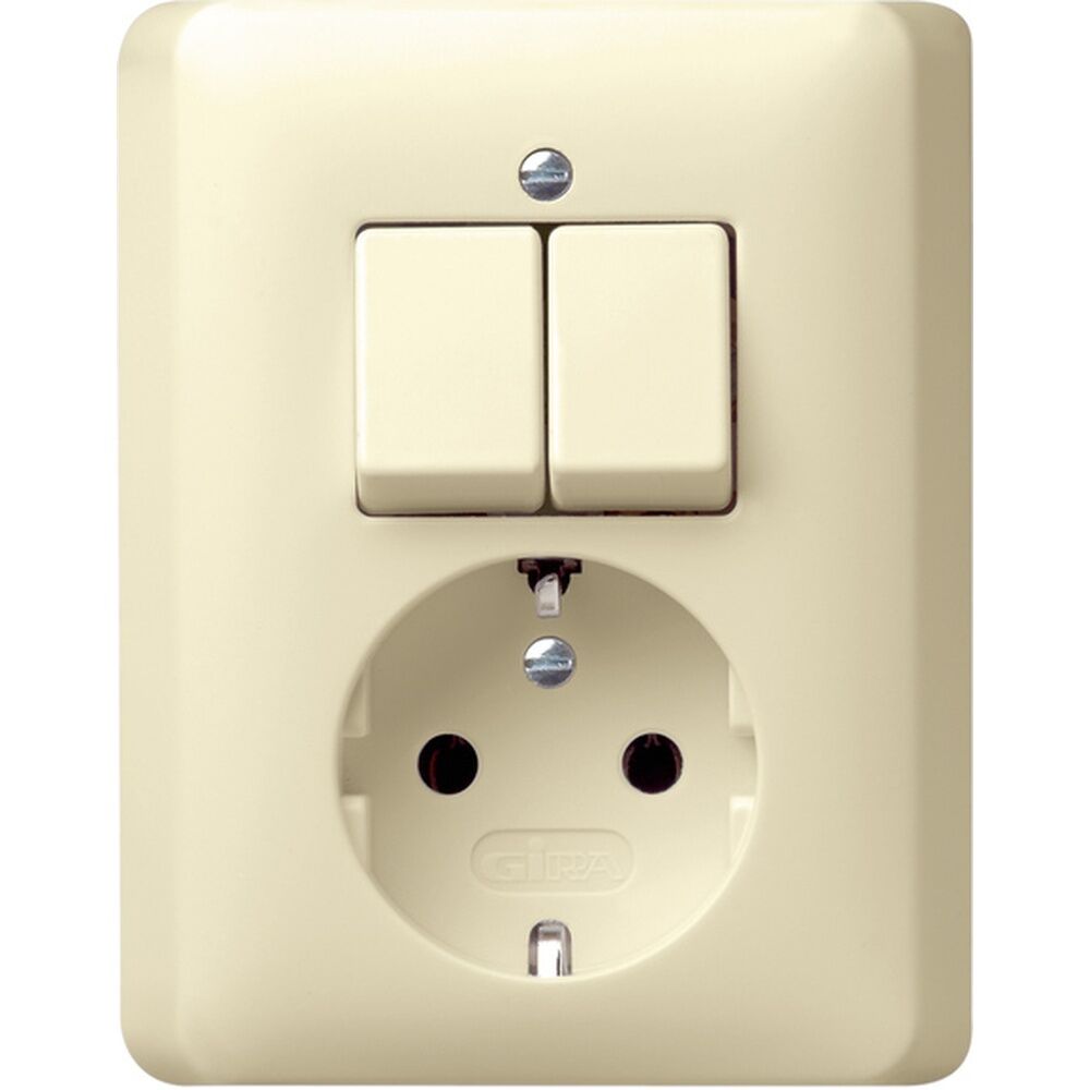 Gira Kombination SCHUKO 017501