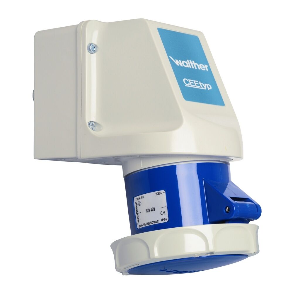 Walther-Werke Wasserdichte Wandsteckdose 139409