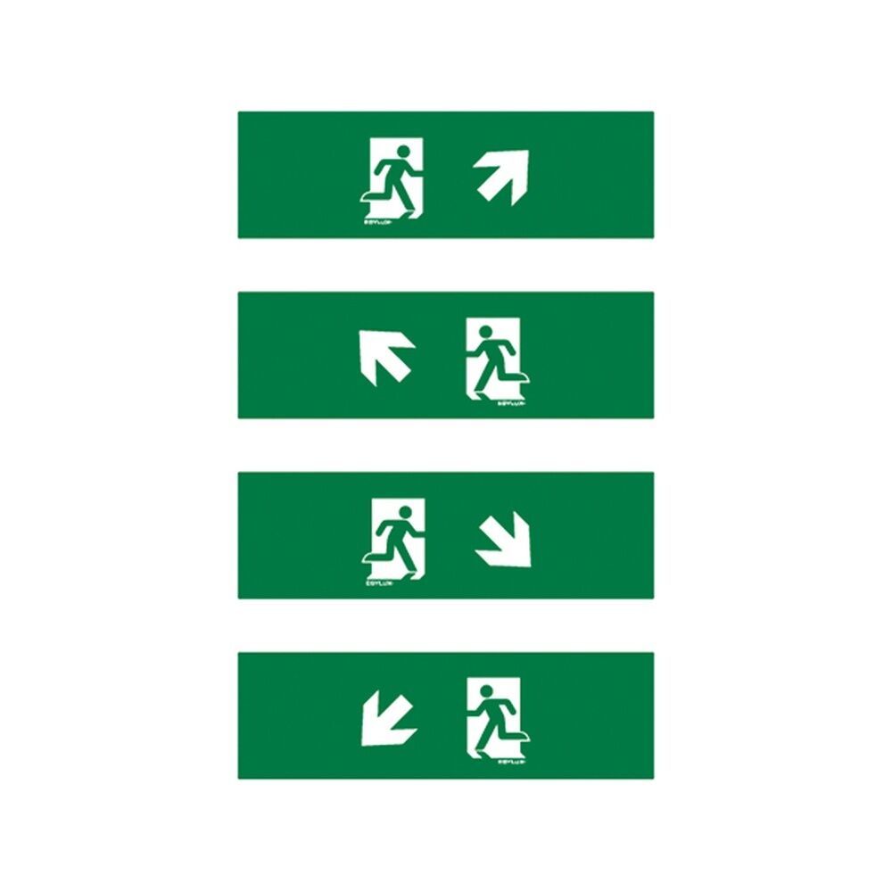 ESYLUX Piktogramm Satz EN10077135 Typ SLX 14 Flat Piktogramm-Satz 2