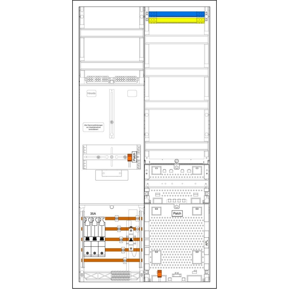 f-tronic Sammelschienenklemmen 7190089 Typ 3HZ721APZRFZ35B6