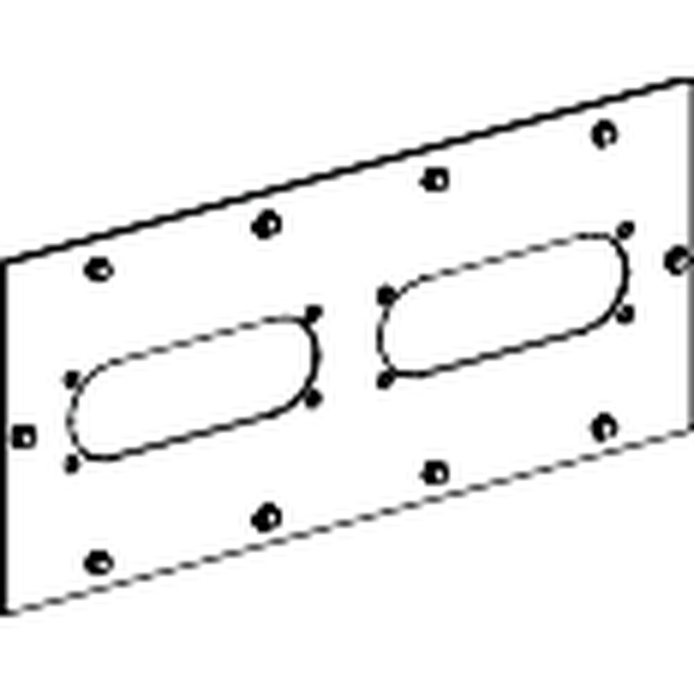 Schneider Electric Flanschplatte Canalis KSA1000ABTZFL21